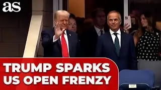 TRUMP sparks MIXED REACTIONS with CHEERS and BOOS at US Open Final
