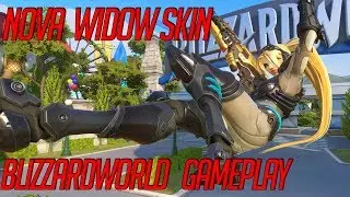 BLIZZARDWORLD LIVE GAMEPLAY | NOVA WIDOWMAKER SKIN + GOLD WEAPON