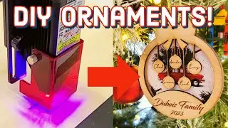 Laser Cut This Christmas Ornament In 10 Minutes!