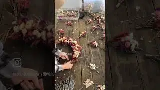 Making A Dried Wreath 💐