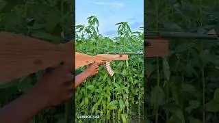 DIY AK-47 Toy Gun with Bamboo & Wood! 🔫🌿#AK47ToyGun #DIYGun #BambooCraft #WoodenGun #ToyWeapon.