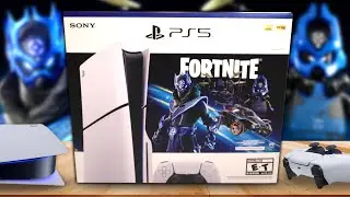PS5 Disc Edition Unboxing | Fortnite Cobalt Star Bundle