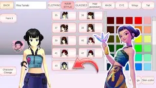 How to play as Zoey?!💙 K-POP Demon hunters Sakura School simulator tutorial #kpopdemonhunters