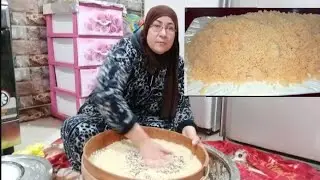 الكسكسى من اجمل اكلات الشتاء والمطر عمل فينا ايه