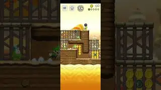 Get ALL Black Coins in Super Mario Run World 6-1!