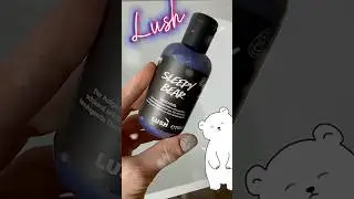 Lush Christmas 2024 Christmas 🎄 NEW 🎄 Sleepy Bear shower gel🎄 #lush #asmr #relaxing