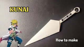 How to make MINATO KUNAI | Origami paperknife | How to make paperkunai knife