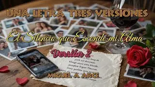 Una Letra Tres Versiones: El Silencio que Esconde mi Alma - Versi&oacute;n 2