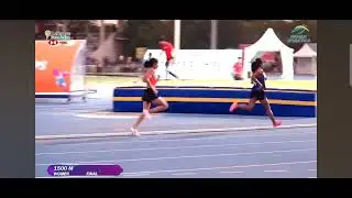 1500m women final 63th national inter state senior athletics championship 2024 #athlete#run#1500m
