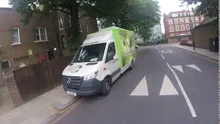 Ocado   Parked On A Footpath