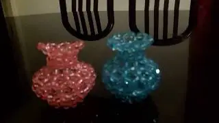 BEADED VASE MAKING SHORT TUTORIAL