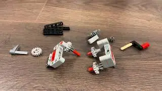 LEGO Technic Simple One Direction Output Mechanism Tutorial