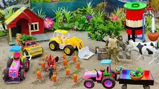 How to make animal farm | craft ideas| DIY mini farm how to make cow shed | horse house - cow shed