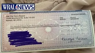 Investors send homeowners fake checks offering to buy homes throughout the Triangle