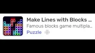Make Lines With Block Shapes (Skillz Game) [Promo Code: CashBonus]