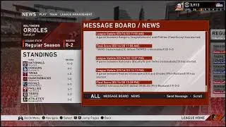 MLB 20: Custom Leagues Dirty Bird O's worst team in Baseball