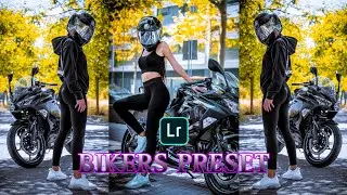 Yellow and Light Blue Bikers Preset Free Download No Password #vikaseditorofficial