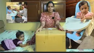Star and Daisy Baby Feeding Chair Review and Installation//Fathers Loving Gift to Her Daughter