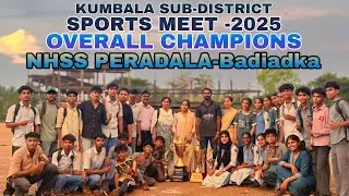 OVER ALL CHAMPIONS | NHSS PERADALA | Badiadka | #youtubevideo #champions  | Satheesh Raj Bdk 