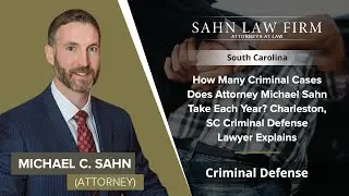 How Many Criminal Cases Does Attorney Michael Sahn Take Each Year? Charleston, SC
