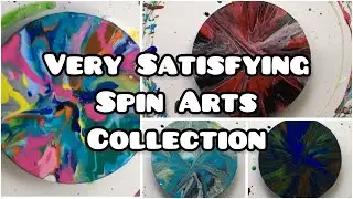 Spin Art Compilation | Satisfying Spin Art | Easy spinning Art