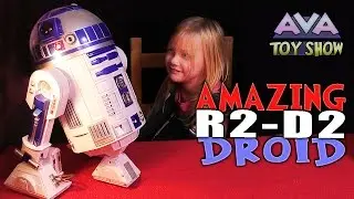 Star Wars R2-D2 Interactive Robot Droid R2D2 The Force Awakens on Ava Toy Show