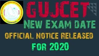 #gseb #gujcet2020  gseb gujcet 2020 new exam date official notice released