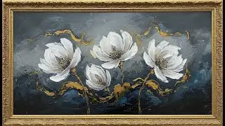 Modern Floral Art FRAME TV 🌸 Art for TV | Turn Your TV into a Beautiful Work of Art