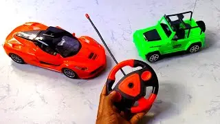 Unboxing battary oparated ambulance atm money bank rc car review test😲