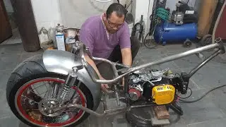 Fazendo o sistema de mecanismo da moto chopper