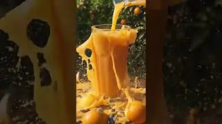 Orange Juice Overflow: Tiny Workers in Trouble! #TinyWorkers #OrangeDisaster #JuiceOverflow