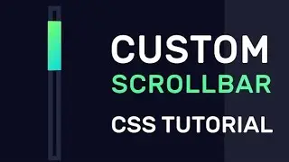 Create Custom Scrollbar Using CSS| Custom Scrollbar CSS| CSS Tutorial