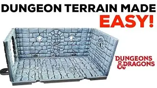 Game Changing MODULAR DUNGEON scenery - 100% DRYBRUSH - Dungeons and Lasers Kickstarter review.