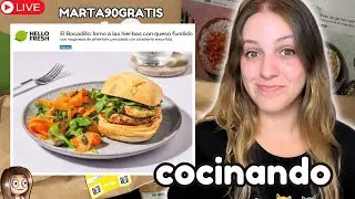 COCINANDO HELLOFRESH EN DIRECTO 👨&zwj;🍳😳|| #HelloFreshEspa&ntilde;a