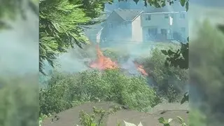 Vancouver brush fire forcing people to evacuate