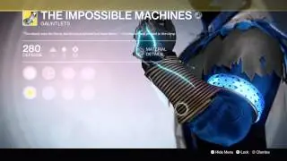 Destiny: Warlock Gauntlet The Impossible Machines