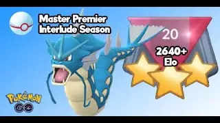 Gyarados is still The Thing in Go Battle League for Master Premier at Rank20,Season 25,in Pok&eacute;mon Go