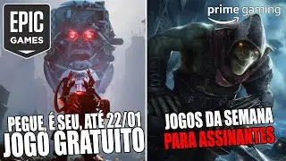JOGOS GRATUITOS DA SEMANA na EPIC e AMAZON LUNA, Para Resgatar at&eacute; 22/01!