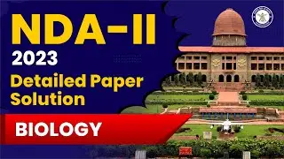 Nda - 02, 2023 Biology Paper Solution || Nda Biology Exam Analysis | Prince NDA Academy, Sikar