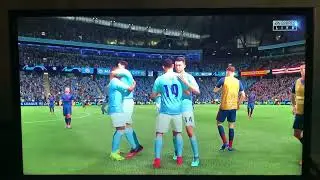 Man city&rsquo;s blue moon post match celebration Ucl match FIFA 21 ps4