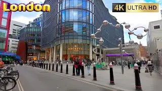 London in Motion: Walk from Gracechurch to Liverpool Street Station [4K60]