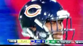 Green Bay vs Chicago bears coach curses on live tv