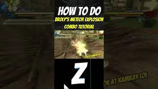 How To Do Z Broly's Full Charged Meteor Explosion Combo (Tutorial)