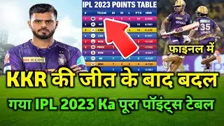 Ipl 2023 Ka Points Table | Kkr vs Csk Ka Points Table | After Match Ka Points Table |Ipl Live Match
