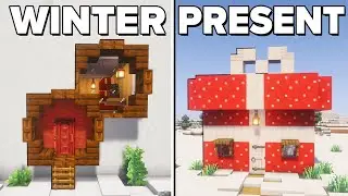 Minecraft: 3 Easy WINTER Starter Houses!