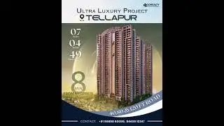🌆 49-Floor Ultra Luxury Project in Tellapur | 3 & 4 BHK Sky Residences | From ₹5,499/Sft 📞9989860099