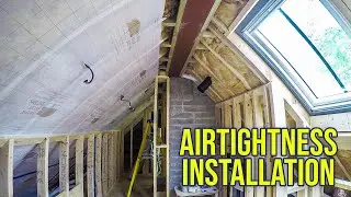 Airtightness membrane installation [Pro Insulation | Dublin]