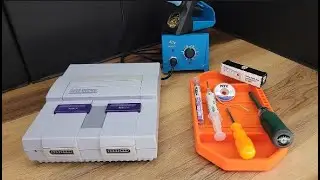 Fixing a Super Nintendo Entertainment System SNES with Faulty Power Port