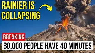 1 MINUTE AGO: Mount Rainier's West Flank Is COLLAPSING - 80,000 Have 40 Minutes to Escape