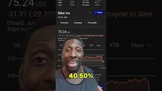 Стоит ли покупать акции Nike? Падение на 29%!